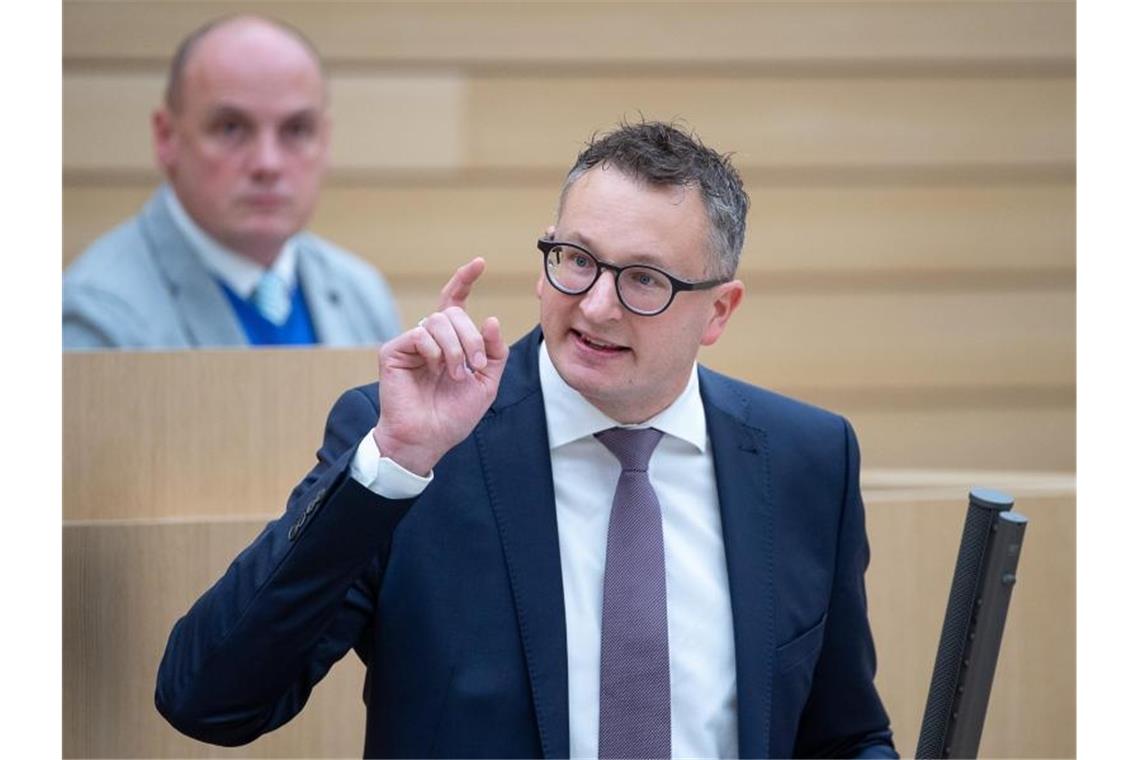 Andreas Schwarz, Fraktionsvorsitzender von Bündnis 90/Die Grünen im Landtag von Baden-Württemberg. Foto: Sebastian Gollnow/dpa/Archivbild
