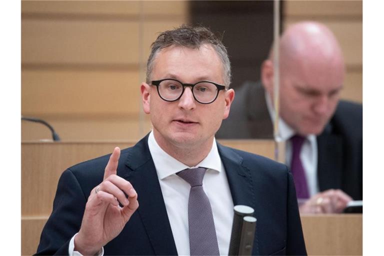 Andreas Schwarz, Landtagsfraktionsvorsitzender von Bündnis 90/Die Grünen. Foto: Marijan Murat/dpa/Archivbild