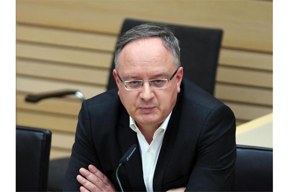 Stoch sieht in Regierungsbeteiligung Zeichen für den Bund Andreas Stoch, Spitzenkandidat der SPD und Landesvorsitzender der SPD Baden-Württemberg. Foto: Felix Kästle/dpa/Aktuell