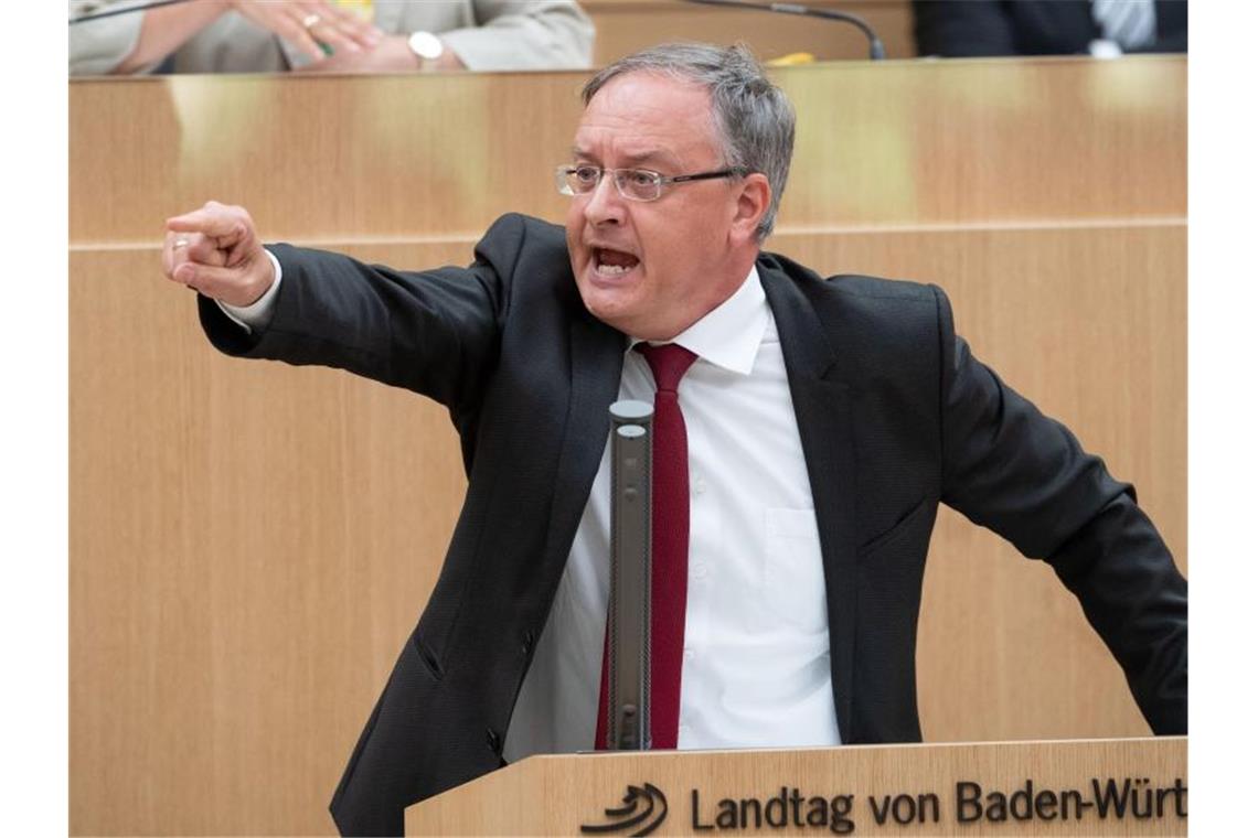 Andreas Stoch spricht im Landtag von Baden-Württemberg. Foto: Marijan Murat/dpa/Archivbild