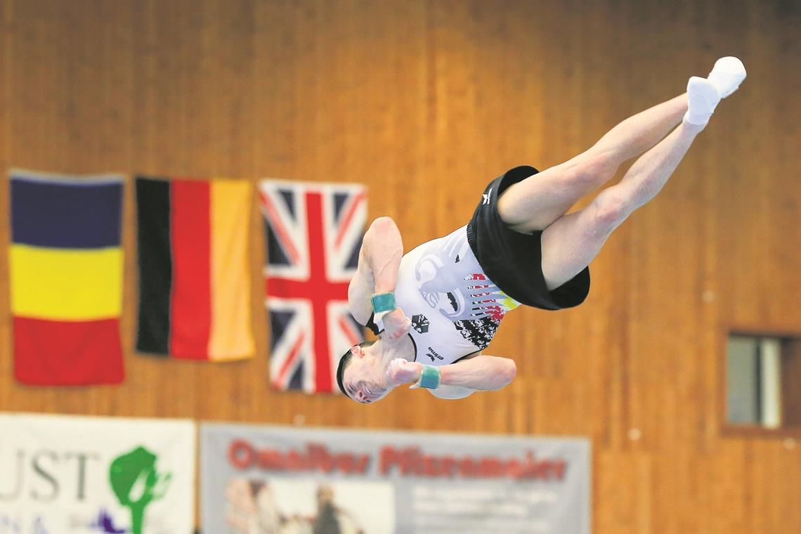 In Backnang viel Selbstvertrauen getankt Andreas Toba schwang sich zum Dominator beim Länderkampf in Backnang auf und hatte sowohl mit dem deutschen Team als auch in der Einzelwertung die Nase vorne. Fotos: A. Becher