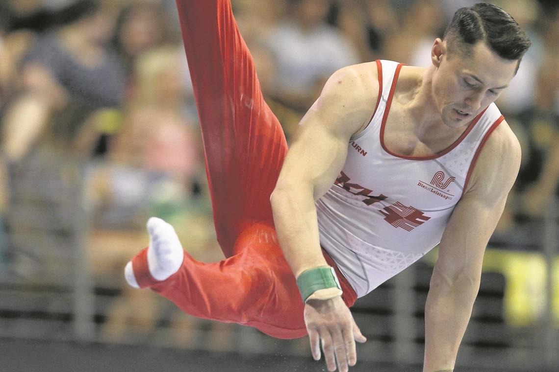 Weltklasseturner in Backnang zu Gast Andreas Toba wird bald auch in Backnang am Pauschenpferd turnen. Foto: Imago
