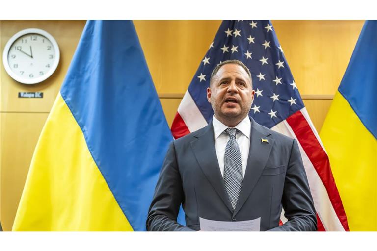 Andrij Jermak, der Leiter des ukrainischen Präsidentenbüros, ist zurückgetreten.