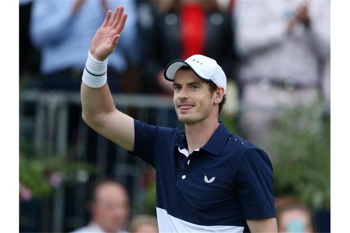 Andy Murray feierte sein Comeback im Doppel. Foto: Steven Paston/PA Wire