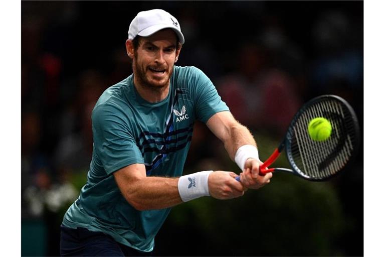 Andy Murray in Aktion. Foto: Christophe Archambault/AFP/dpa/Symbolbild