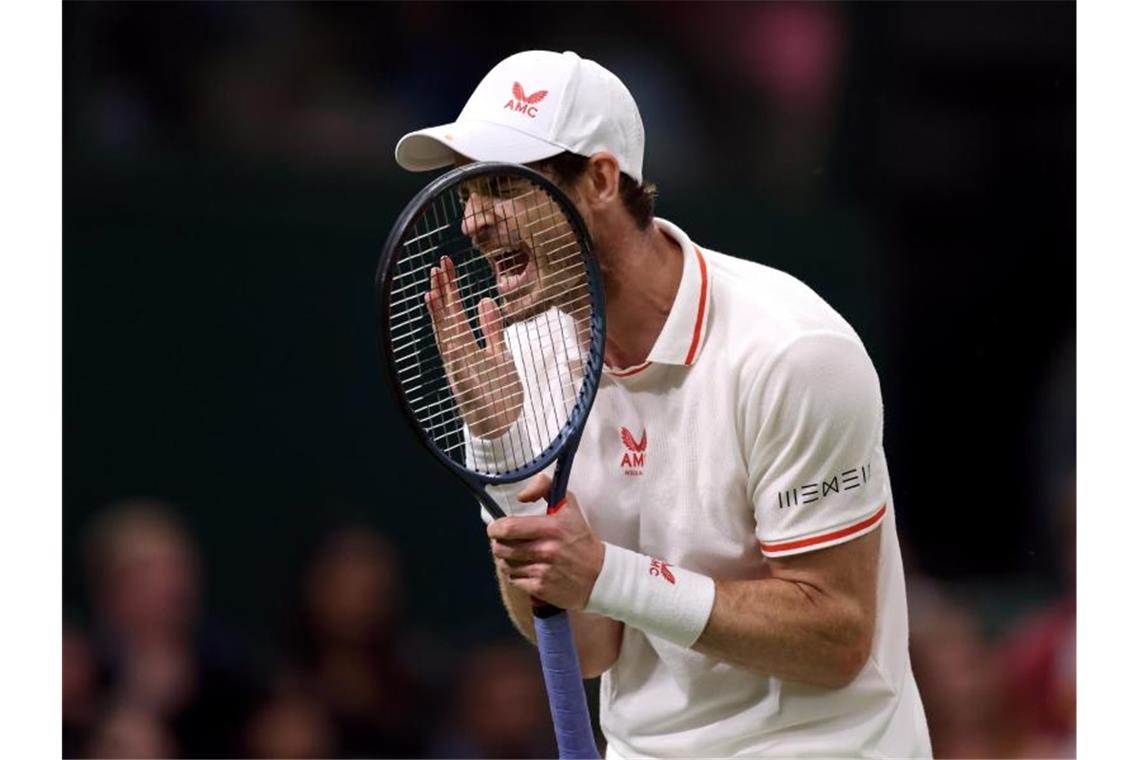 Otte verpasst Wimbledon-Coup - Koepfer in Runde drei Andy Murray trat nach gesundheitlichen Problemen erstmals seit vier Jahren im Wimbledon-Einzel an. Foto: Steven Paston/PA Wire/dpa