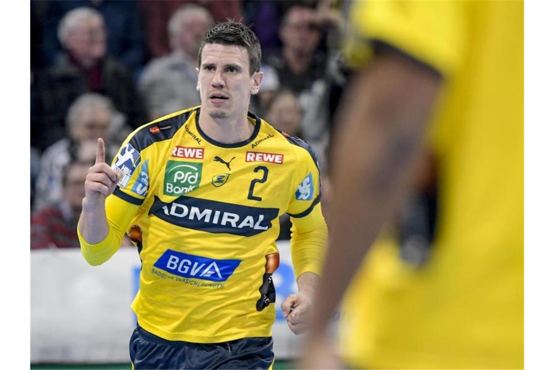 Löwen-Handballer Schmid rechnet mit Abbruch der Saison Andy Schmid von den Rhein-Neckar Löwen. Foto: Axel Heimken/dpa/Archivbild