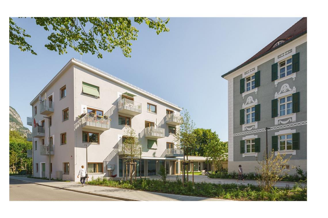 Drei Architekturpreise gehen nach Stuttgart und die Region Anerkennung: Seniorenzentrum in Garmisch-Partenkirchen von H2M Architekten aus München.