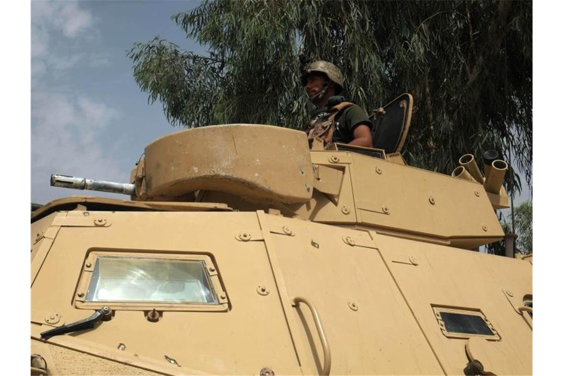 Nato-Training für afghanische Spezialkräfte in der Türkei Angehörige der afghanischen Spezialkräfte sollen auf Nato-Lehrgängen außerhalb des Landes trainiert werden. Foto: Sanaullah Seiam/XinHua/dpa