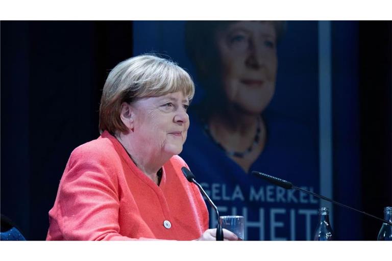 Angela Merkel, die frühere Bundeskanzlerin, hat die Menschen aufgefordert, sich für Freiheit und Demokratie einzusetzen (Archivfoto).