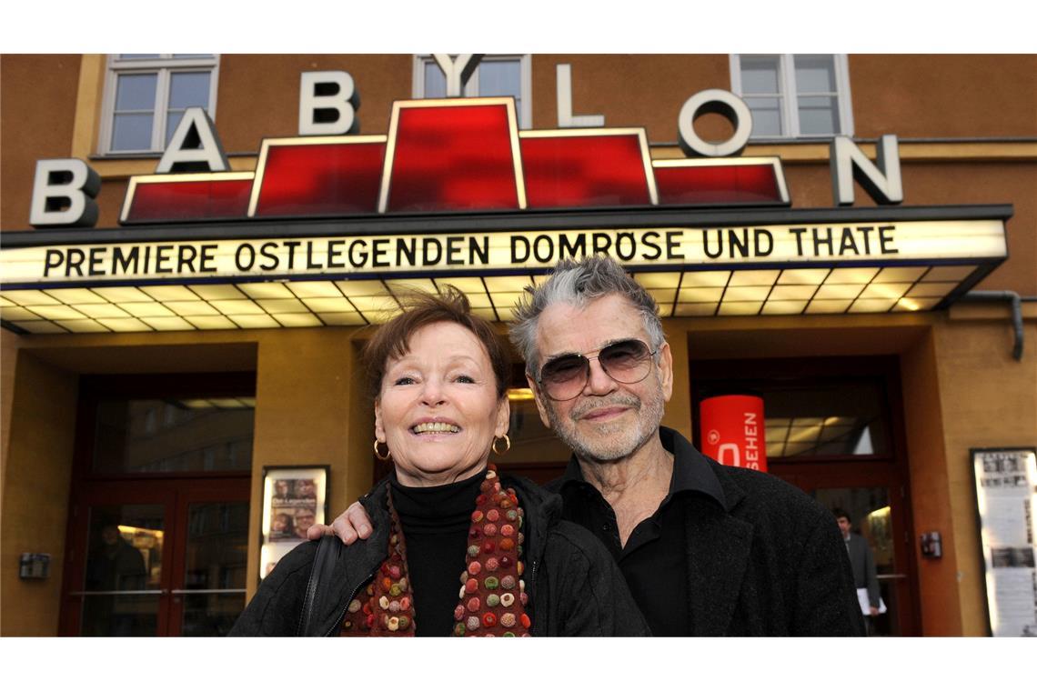 Angelica Domröse und ihr Mann Hilmar Thate. (Archivbild)