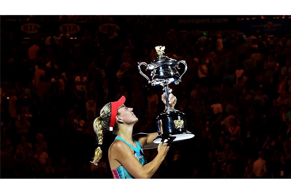 Angelique Kerber gewann vor zehn Jahren bei den Australian Open ihren ersten Grand-Slam-Titel.