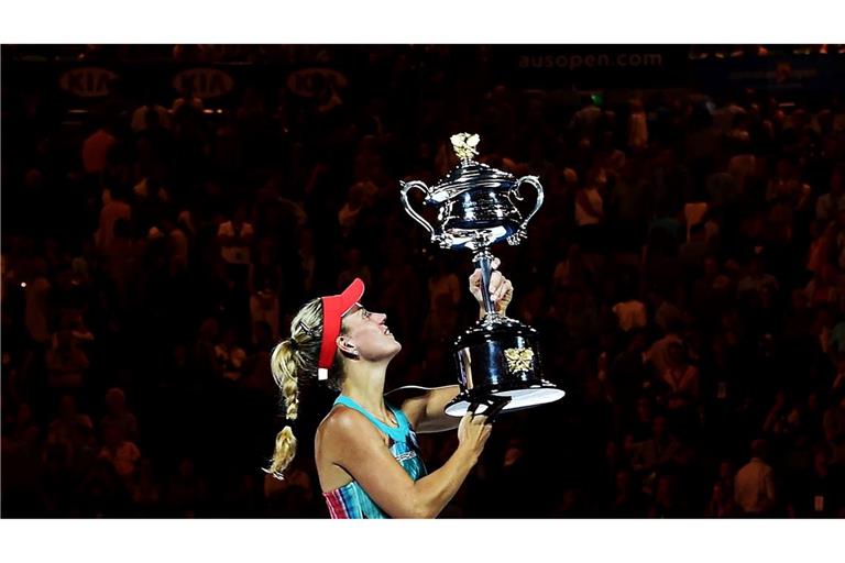 Angelique Kerber gewann vor zehn Jahren bei den Australian Open ihren ersten Grand-Slam-Titel.