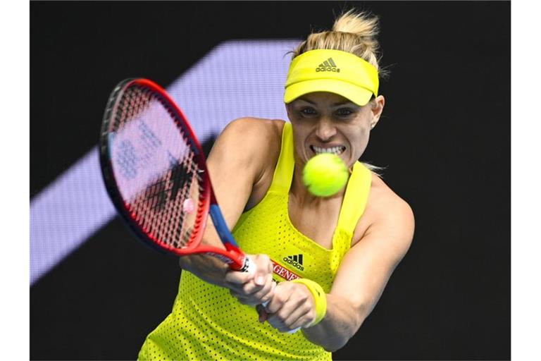 Angelique Kerber ließ ihrer Gegnerin keine Chance. Foto: Dean Lewins/AAP/dpa