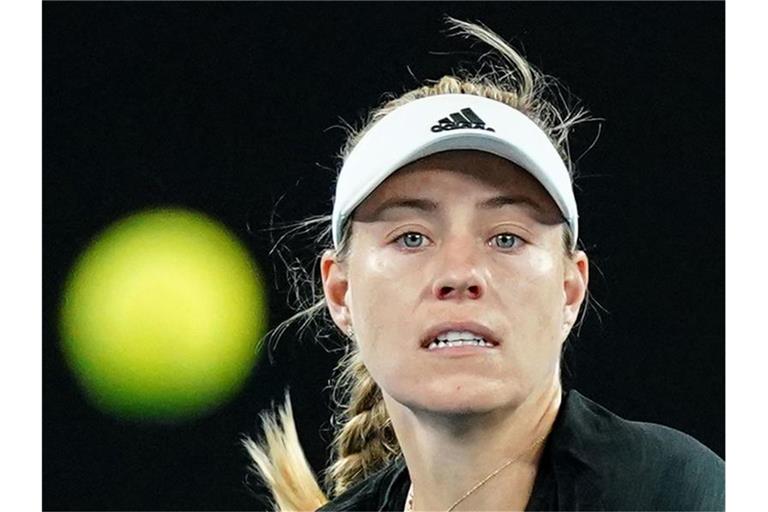Angelique Kerber muss in Melbourne in Quarantäne. Foto: Scott Barbour/AAP/dpa