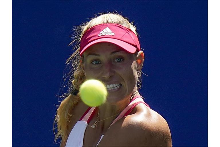 Angelique Kerber schied in der ersten Runde in Rom bereits aus. Foto: Seth Wenig/AP/dpa