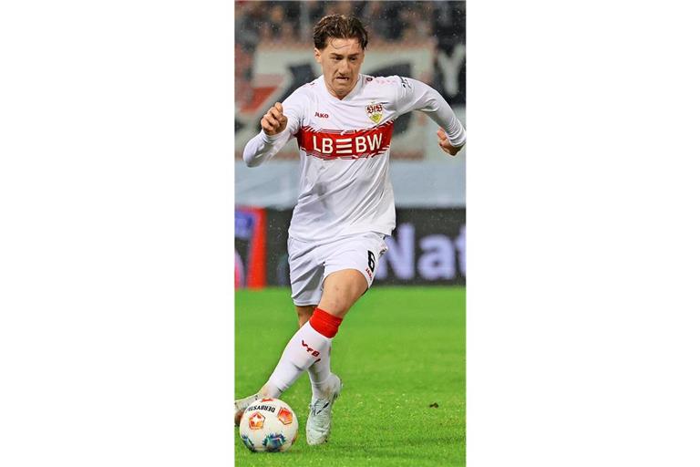 Angelo Stiller treibt das Spiel des VfB Stuttgart nach vorne.