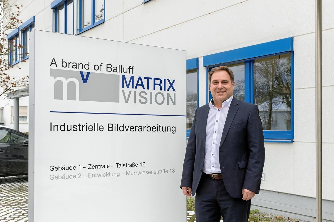 Angesichts der positiven Entwicklung des Unternehmens zeigt sich Matrix-Vision-Standortleiter Ralf Grasmann sehr zufrieden.