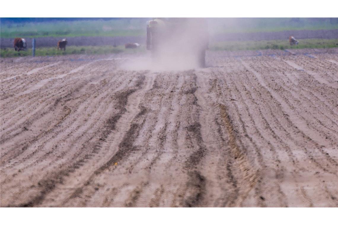 Bilder des Tages Anhaltende Trockenheit: Bauern warten dringend auf mehr Regen