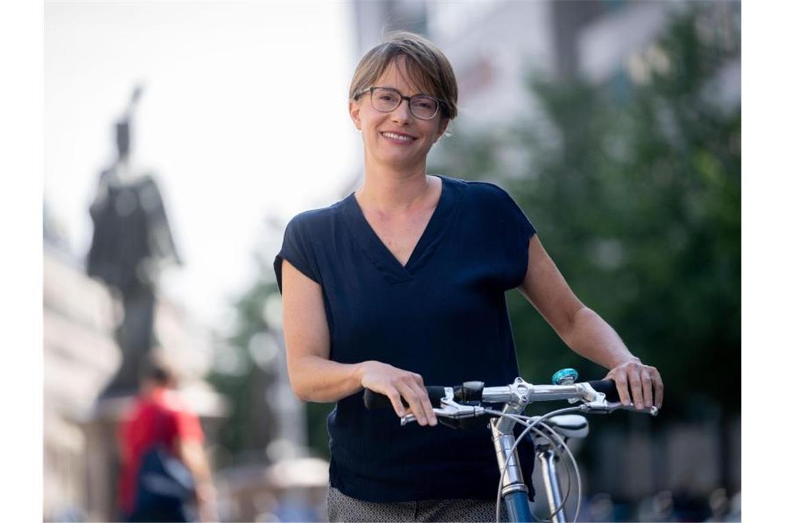 Wie Radfahren im „Autoland“ attraktiver werden soll Ann-Katrin Schneider, Bundesgeschäftsführerin vom Allgemeinen Deutschen Fahrrad-Club ADFC. Foto: Kay Nietfeld/dpa