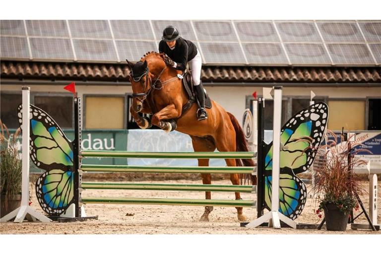 Anna-Lena Voigt aus Sindelfingen und ihr Pferd Luise sind ein starkes Team.