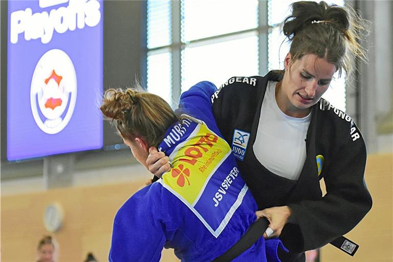 Anna-Maria Wagner hört in ein paar Wochen mit dem Kämpfen auf. Den Judokas der TSG Backnang bleibt sie eventuell aber in anderer Funktion erhalten. Foto: Tobias Sellmaier