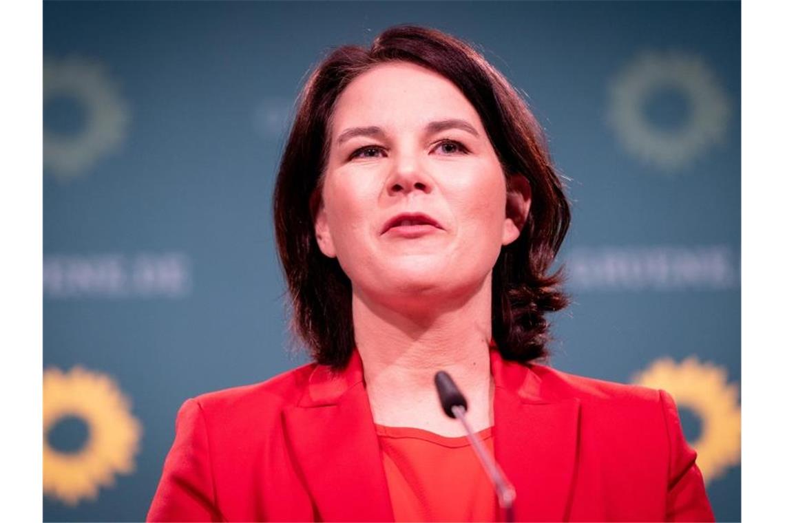 Annalena Baerbock, Bundesvorsitzende von Bündnis 90/Die Grünen und Kanzlerkandidatin der Partei. Foto: Kay Nietfeld/dpa