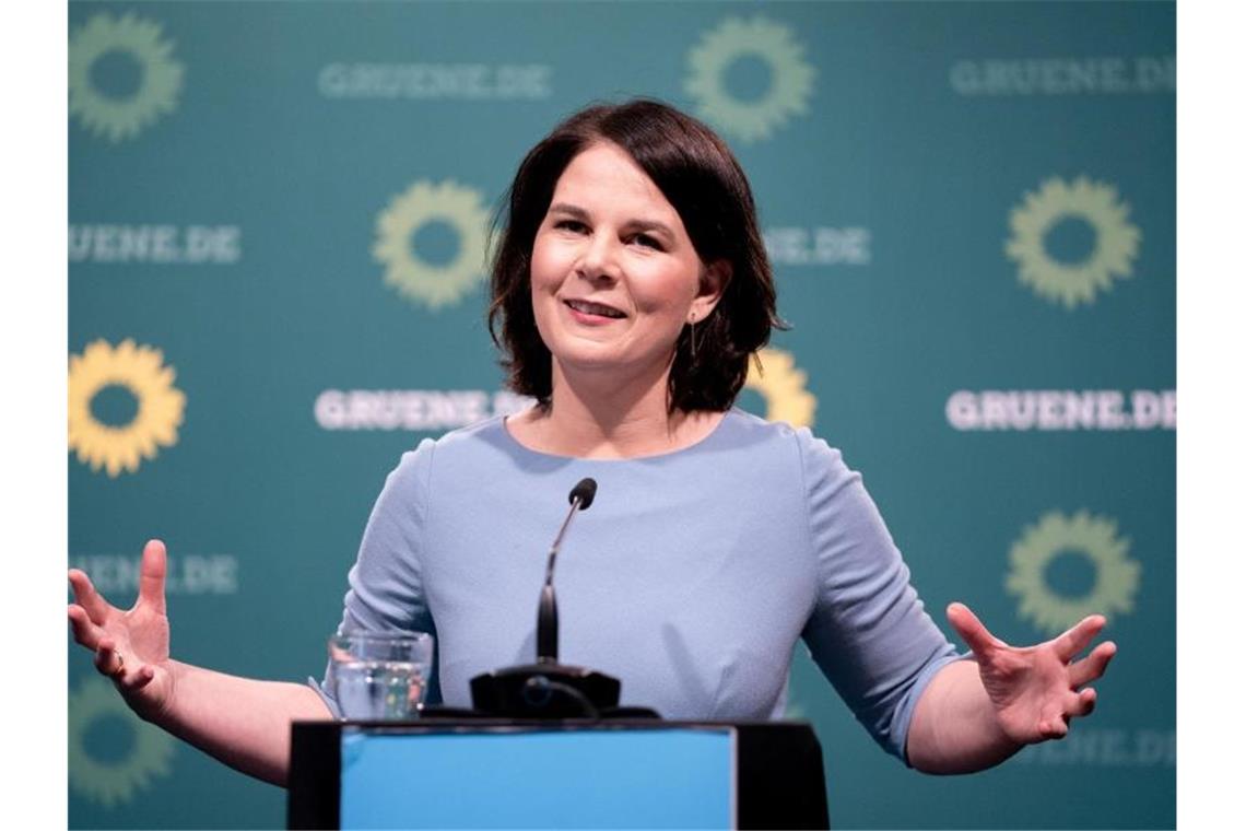 Annalena Baerbock, Bundesvorsitzende von Bündnis 90/Die Grünen und Kanzlerkandidatin. Foto: Kay Nietfeld/dpa