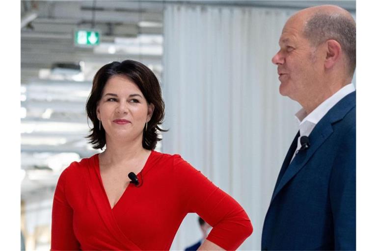 Annalena Baerbock dringt auf schärfere Regeln für Rüstungsexporte. Foto: Kay Nietfeld/dpa