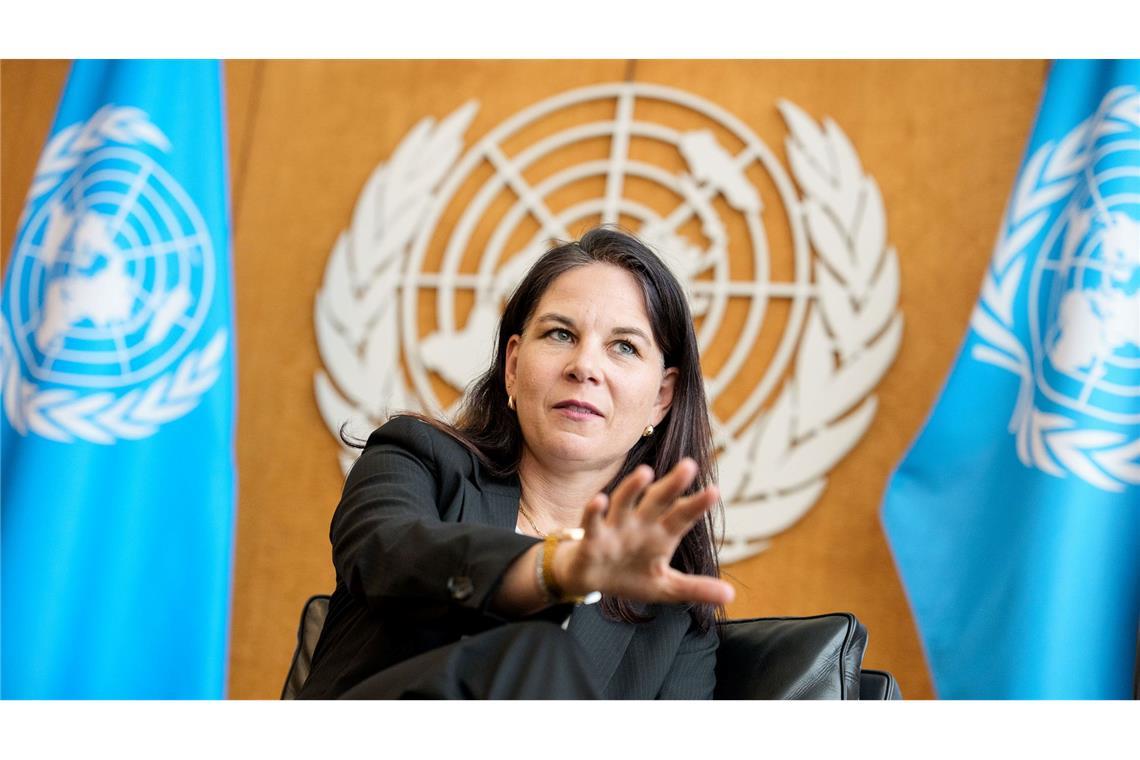 Annalena Baerbock hält die Vereinten Nationen für alternativlos.
