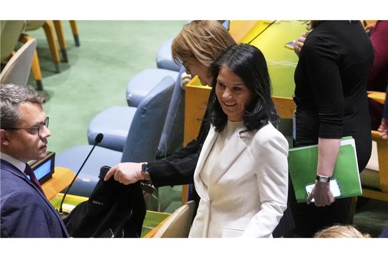 Annalena Baerbock ist zur Präsidentin der UN-Vollversammlung gewählt worden.