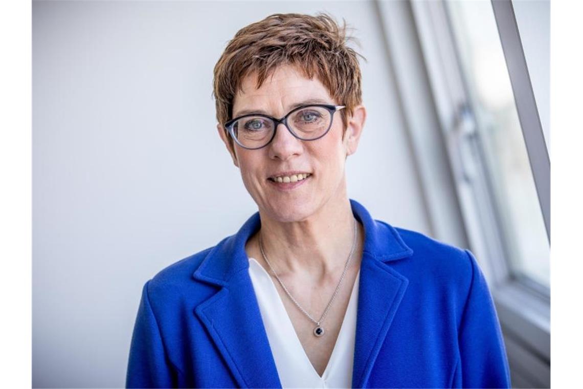CDU-Chefin Kramp-Karrenbauer wird Verteidigungsministerin Annegret Kramp-Karrenbauer - Bundesvorsitzende der CDU und bald auch Verteidigungsministerin. Foto: Michael Kappeler