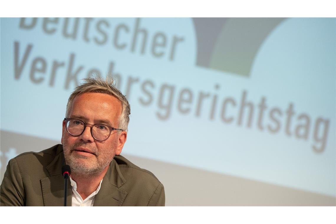 Ansgar Staudinger, der Präsident des Deutschen Verkehrsgerichtstages, in Goslar.