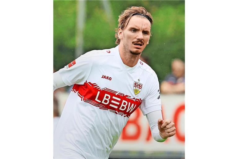Anspielstation im Angriffszentrum des VfB: Nick Woltemade