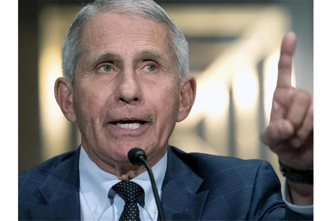 Experte Fauci: Flehen die Menschen an, sich impfen zu lassen Anthony Fauci, Direktor des Nationalen Instituts für Infektionskrankheiten der USA. Foto: Stefani Reynolds/Pool The New York Times/AP/dpa
