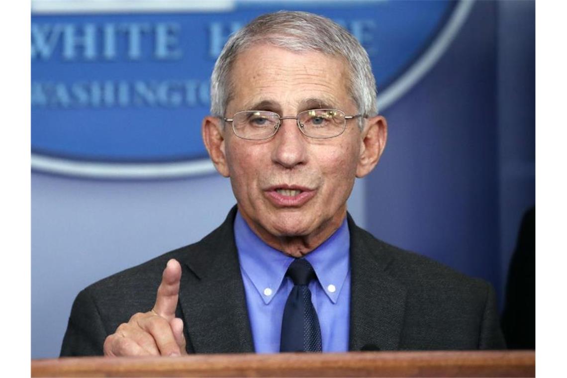 Anthony Fauci geht 14 Tage lang in Quarantäne. Foto: Alex Brandon/AP/dpa/Archiv