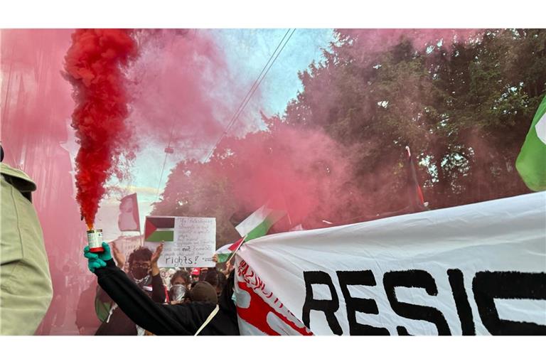 Anti-Israel-Proteste in Basel.