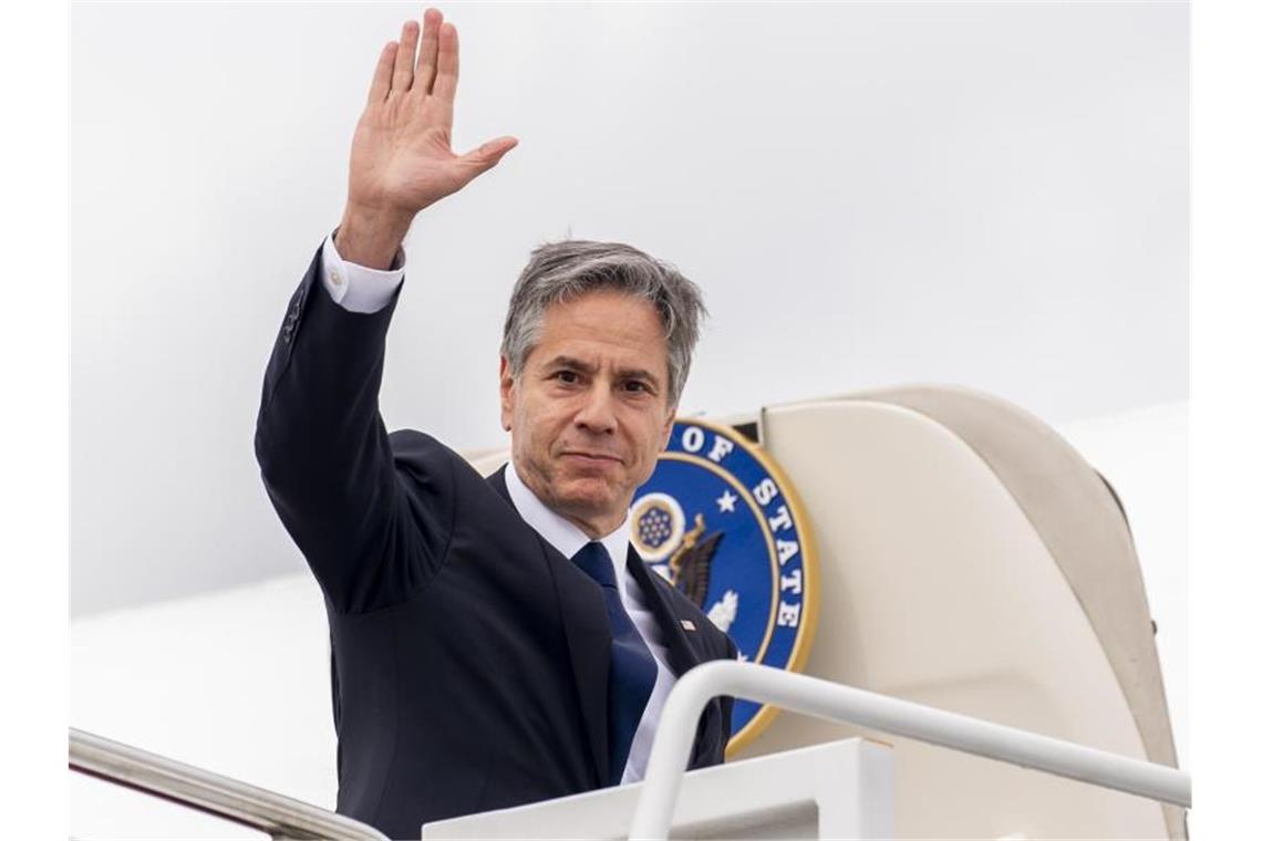 Antony Blinken beginnt eine Europareise, die ihn nach Deutschland, Frankreich und Italien führt. Foto: Andrew Harnik/AP Pool/dpa