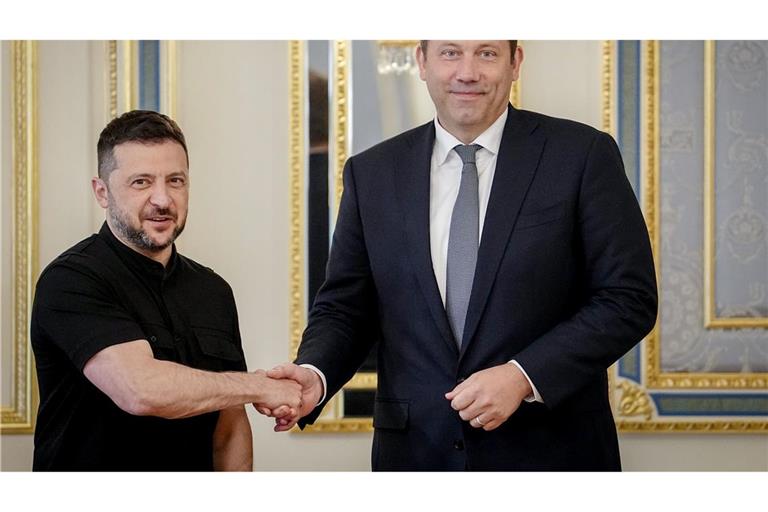 Antrittsbesuch in der Ukraine: Lars Klingbeil