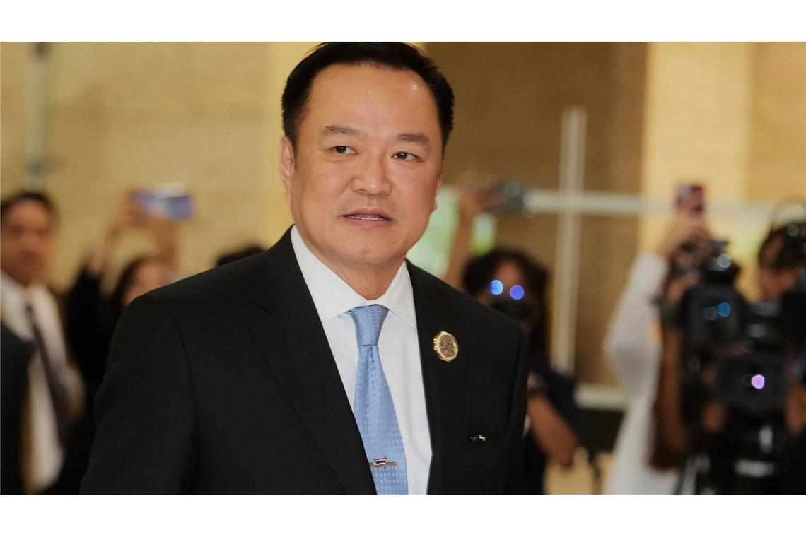 Nach Amtsenthebung: Thailand hat neuen Regierungschef Anutin Charnvirakul ist ein erfolgreicher Bauunternehmer und prominenter Politiker.