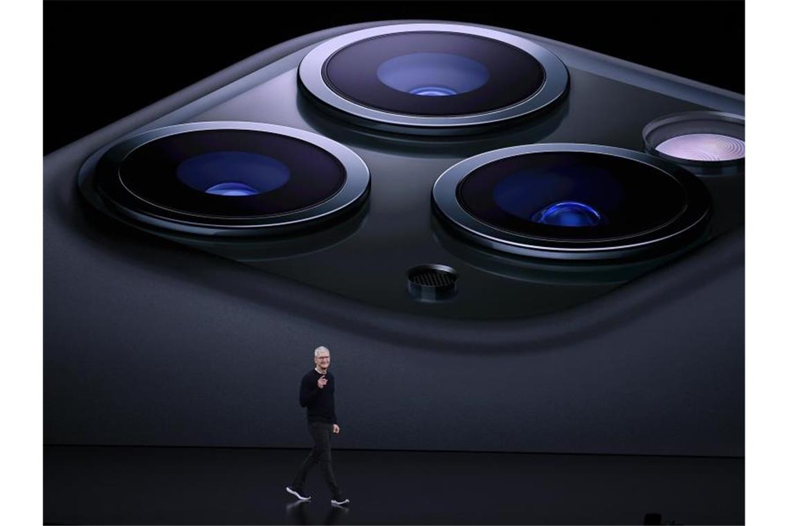 Apple-Geschäftsführer Tim Cook bei einer Produktvorstellung im kalifornischen Cupertino. Foto: XinHua