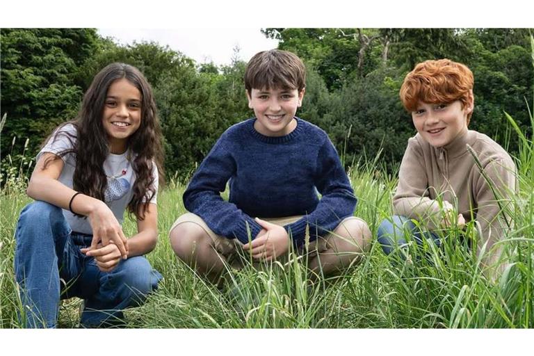 Arabella Stanton (links), Dominic McLaughlin (Mitte) und Alastair Stout (rechts) werden die neuen Gesichter von Harry, Ron und Hermine.