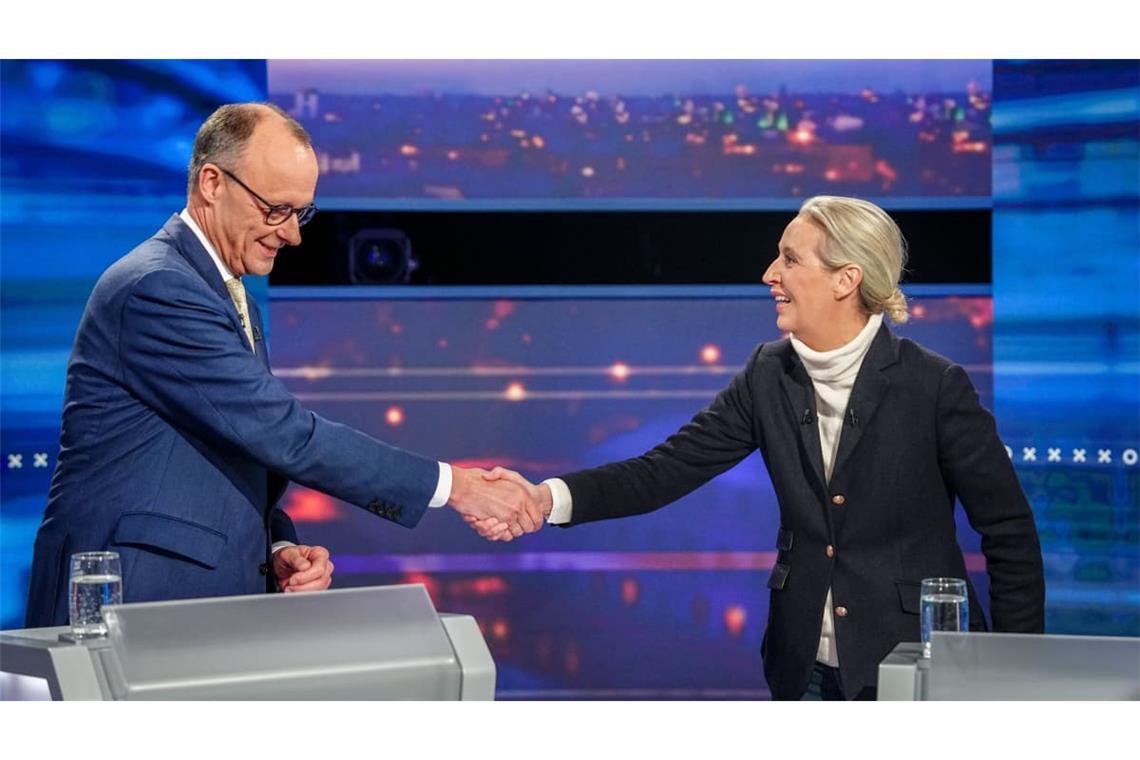 Arbeiten Friedrich Merz (CDU) und Alice Weidel (AfD) bald zusammen?