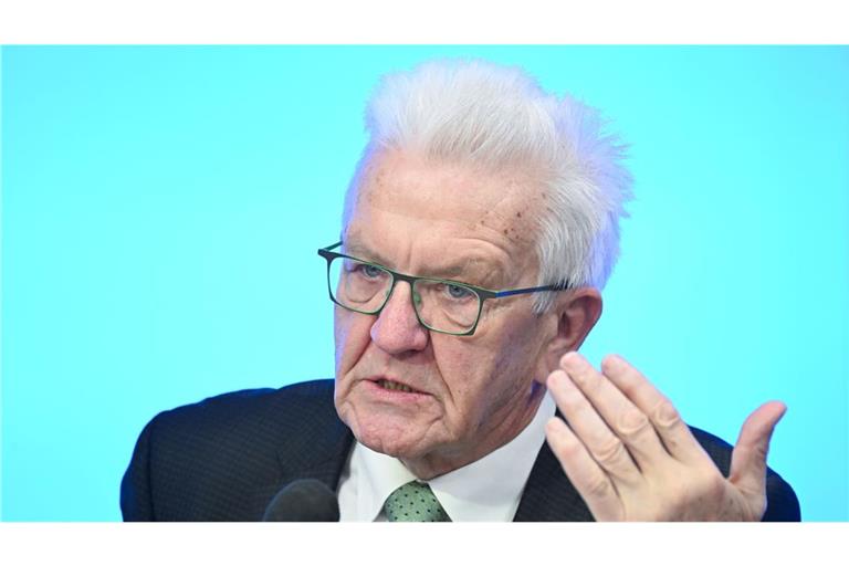 Arbeitet nach Selbstauskunft zwölf Stunden am Tag: Ministerpräsident Winfried Kretschmann