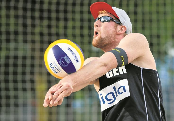 Arbeitet sich mit Partner Philipp Bergmann in der Weltrangliste weiter nach oben: Der Backnanger Beachvolleyballer Yannick Harms. Foto: FIVB