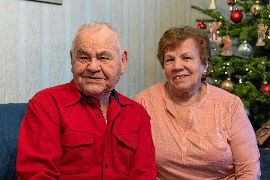 Die Liebe ging durch die Nase Arbeiteten viele Jahre gemeinsam bei der Firma Tasko in Backnang: Das Ehepaar Veronika und Ivan Jagic. Fotos: A. Becher/privat
