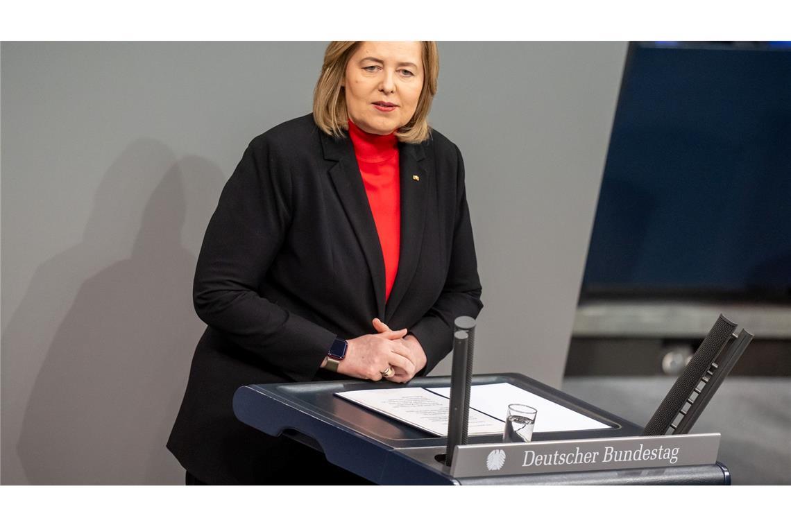 Arbeitsministerin Bärbel Bas (SPD) wirbt für die Bürgergeld-Reform.