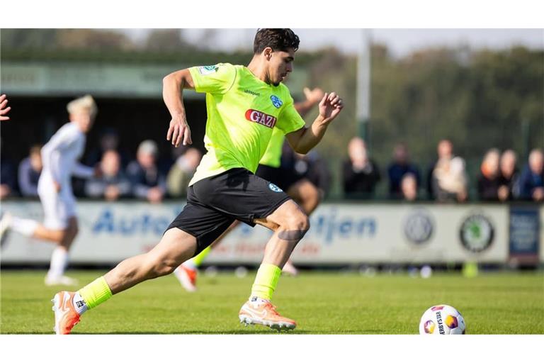 Arda Elmas erzielte das Ehrentor für die U19 der Kickers in Hoffenheim.