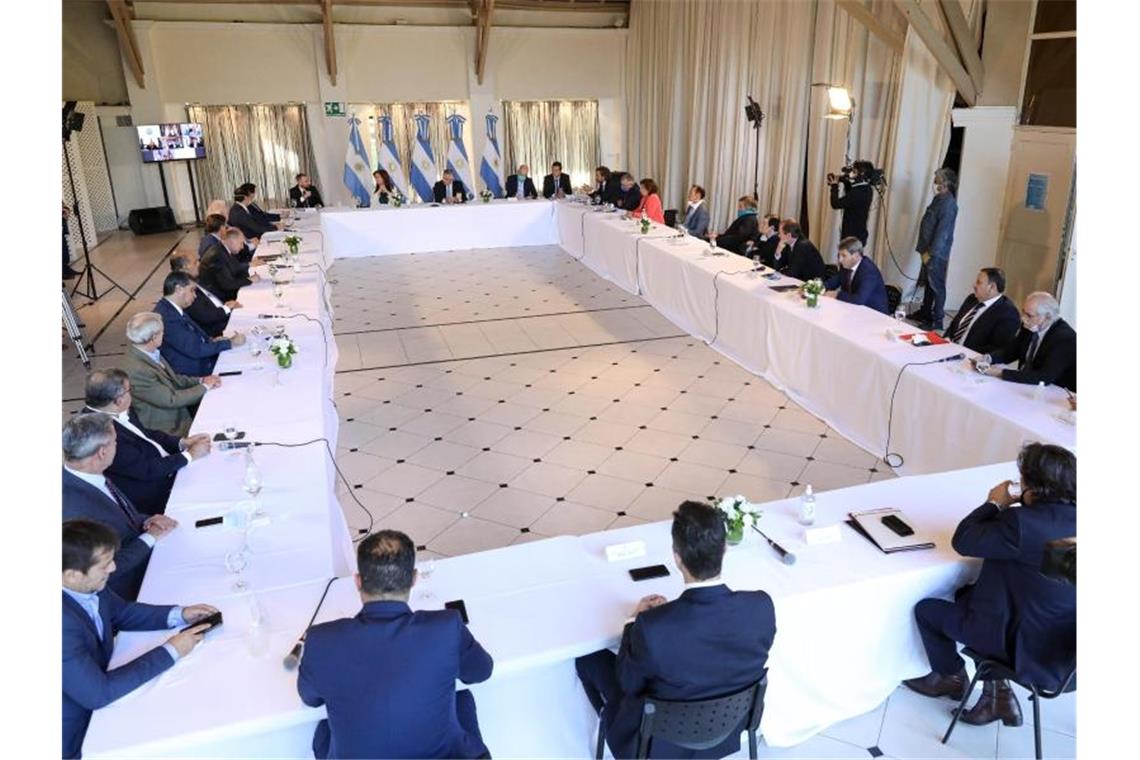 Argentinien sucht Weg aus den Schulden Argentinien befindet sich in einer schweren Wirtschaftskrise. Foto: Esteban Collazo/Presidencia Argentina/dpa
