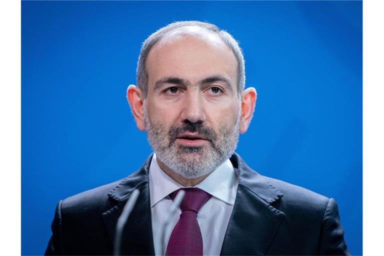 Armeniens amtierender Regierungschef Nikol Paschinjan. Foto: Kay Nietfeld/dpa/Archiv